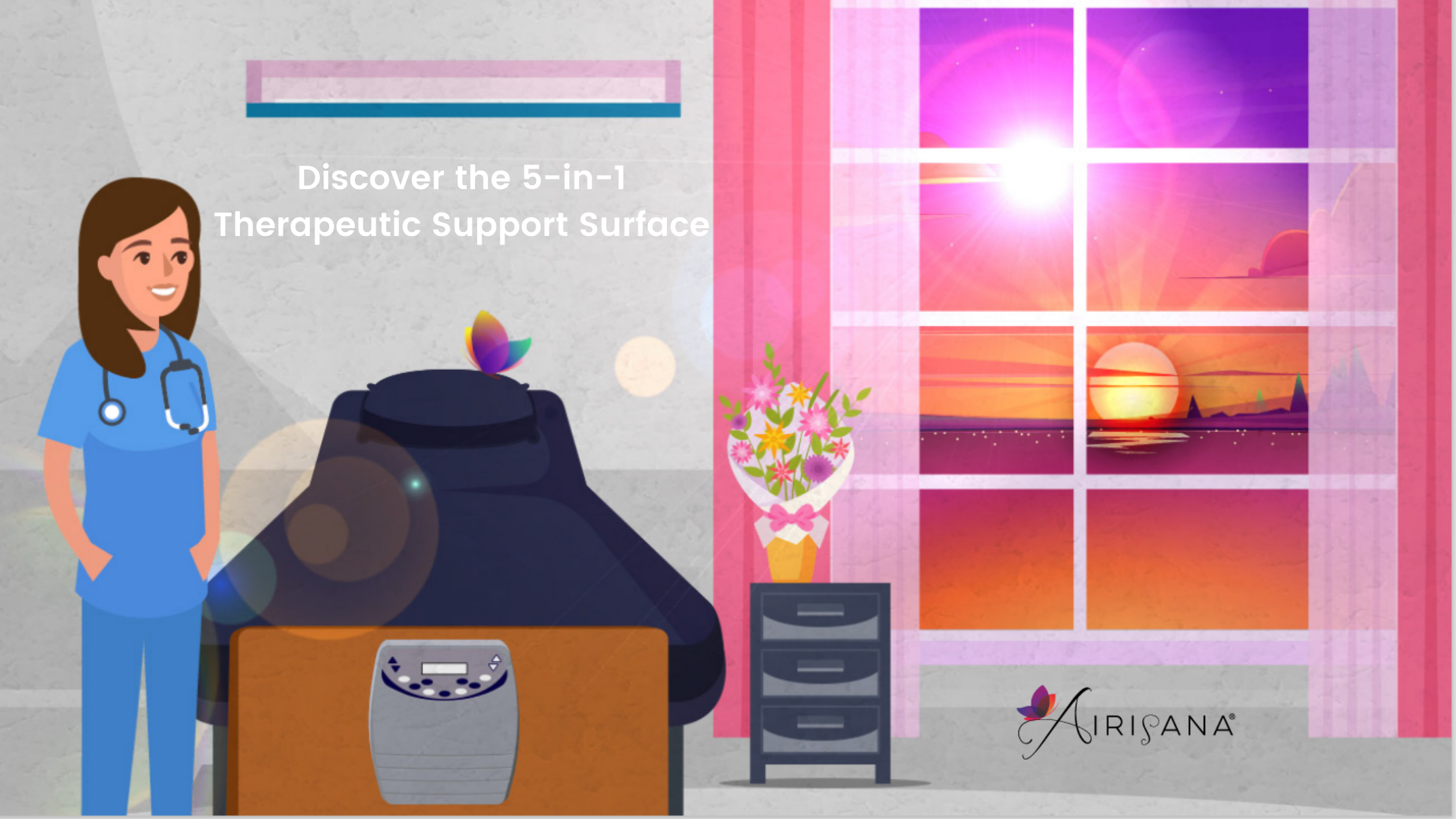 Discover the 5-in-1 Airisana™ Therapeutic Support Surface-1